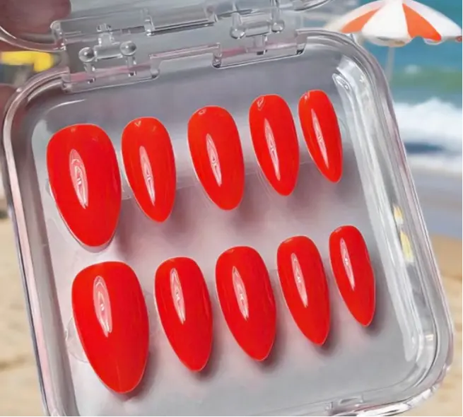 Summer Orange Letty Does Nails