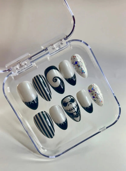 Jack Skelington Nails