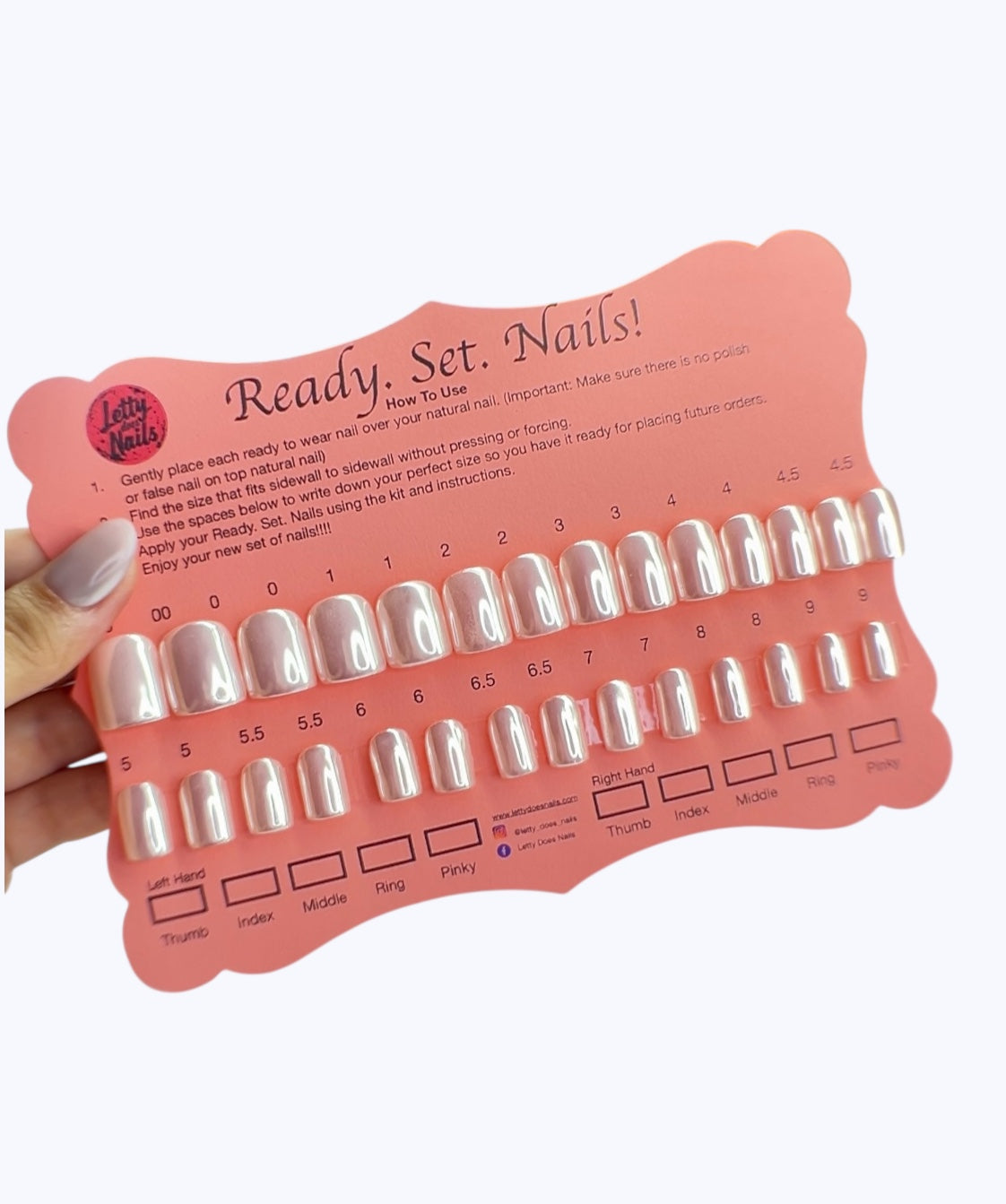 Ready. Set. Nails! Mirror Letty Does Nails