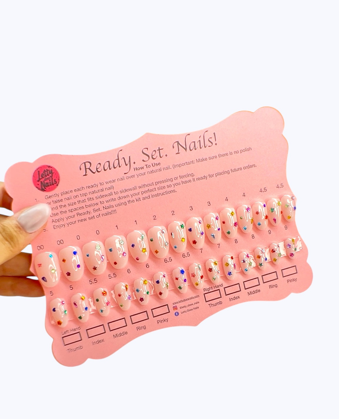 Ready. Set. Nails! Gems Letty Does Nails