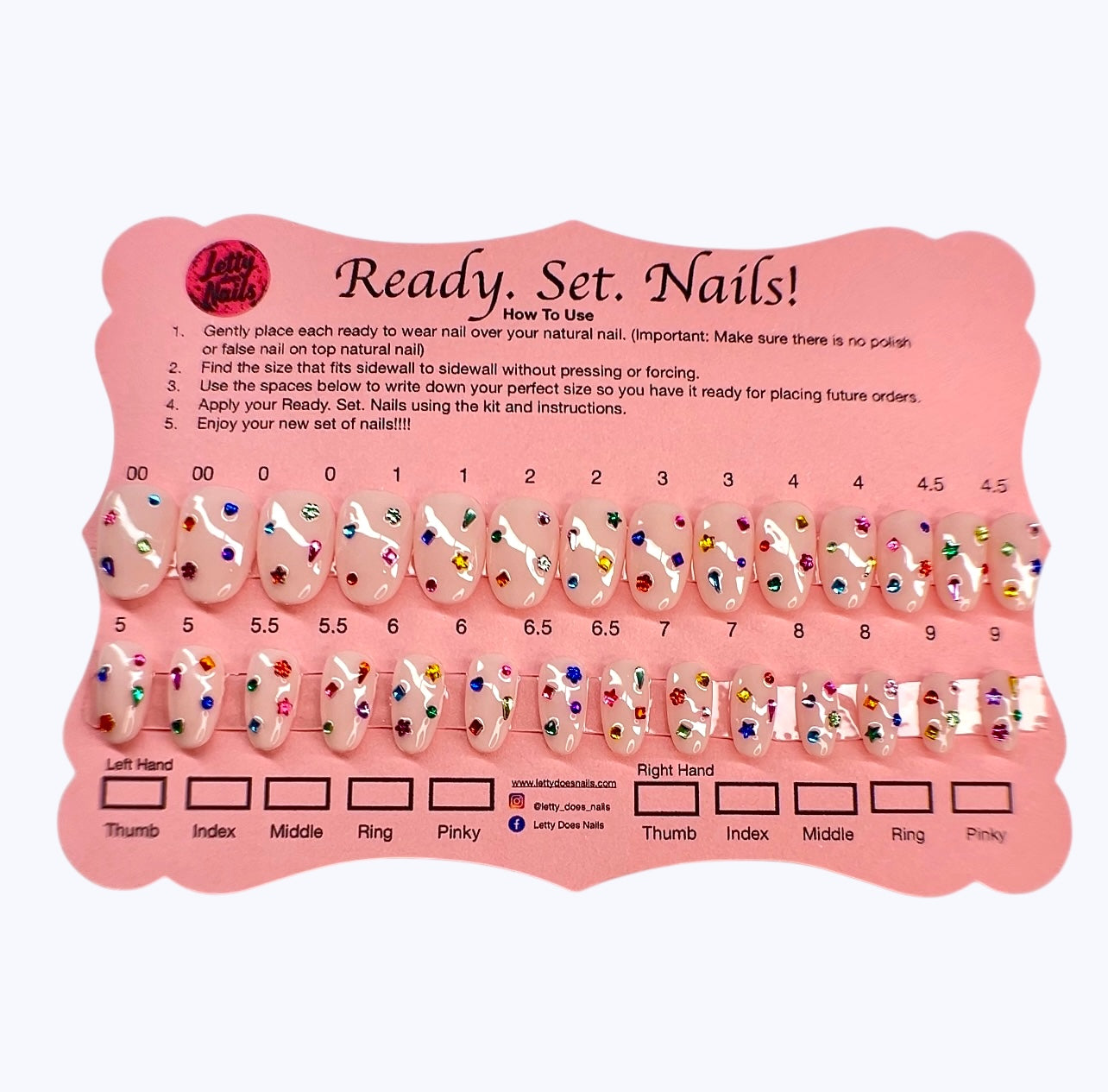Ready. Set. Nails! Gems Letty Does Nails
