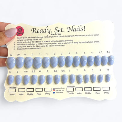 Ready. Set. Nails! Blue Marble Letty Does Nails